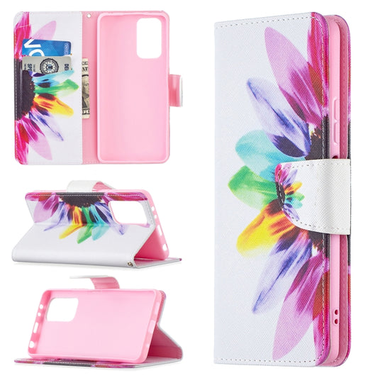 For Xiaomi Redmi Note 10 Pro Colored Drawing Pattern Horizontal Flip Leather Case with Holder & Card Slots & Wallet(Sun Flower) - Xiaomi Cases by buy2fix | Online Shopping UK | buy2fix