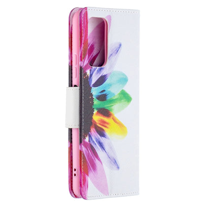 For Xiaomi Redmi Note 10 Pro Colored Drawing Pattern Horizontal Flip Leather Case with Holder & Card Slots & Wallet(Sun Flower) - Xiaomi Cases by buy2fix | Online Shopping UK | buy2fix