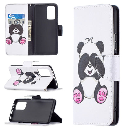 For Xiaomi Redmi Note 10 Pro Colored Drawing Pattern Horizontal Flip Leather Case with Holder & Card Slots & Wallet(Panda) - Xiaomi Cases by buy2fix | Online Shopping UK | buy2fix
