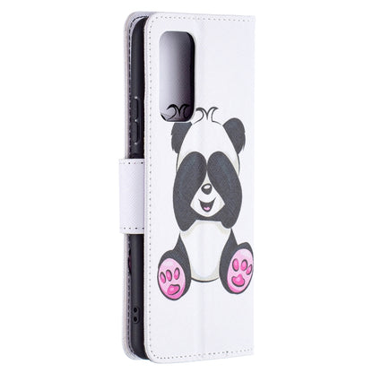 For Xiaomi Redmi Note 10 Pro Colored Drawing Pattern Horizontal Flip Leather Case with Holder & Card Slots & Wallet(Panda) - Xiaomi Cases by buy2fix | Online Shopping UK | buy2fix