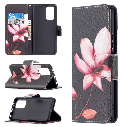For Xiaomi Redmi Note 10 Pro Colored Drawing Pattern Horizontal Flip Leather Case with Holder & Card Slots & Wallet(Lotus) - Xiaomi Cases by buy2fix | Online Shopping UK | buy2fix