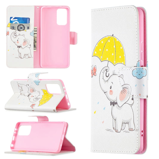 For Xiaomi Redmi Note 10 Pro Colored Drawing Pattern Horizontal Flip Leather Case with Holder & Card Slots & Wallet(Umbrella Elephant) - Xiaomi Cases by buy2fix | Online Shopping UK | buy2fix