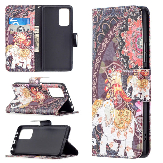 For Xiaomi Redmi Note 10 Pro Colored Drawing Pattern Horizontal Flip Leather Case with Holder & Card Slots & Wallet(Flowers Elephant) - Xiaomi Cases by buy2fix | Online Shopping UK | buy2fix