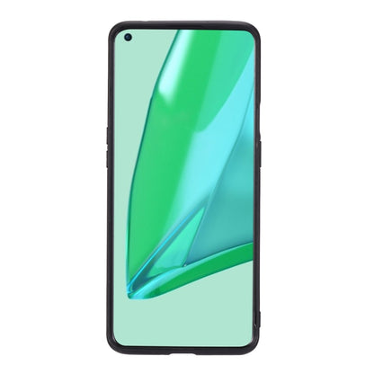 For OnePlus 9 Double Buckle PU + TPU Shockproof Magnetic Protective Case with Card Slot & Holder(Blue) by buy2fix