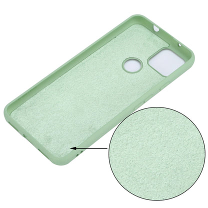For Google Pixel 5A Solid Color Liquid Silicone Dropproof Full Coverage Protective Case(Green) - Google Cases by buy2fix | Online Shopping UK | buy2fix