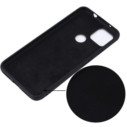 For Google Pixel 5A Solid Color Liquid Silicone Dropproof Full Coverage Protective Case(Black) - Google Cases by buy2fix | Online Shopping UK | buy2fix