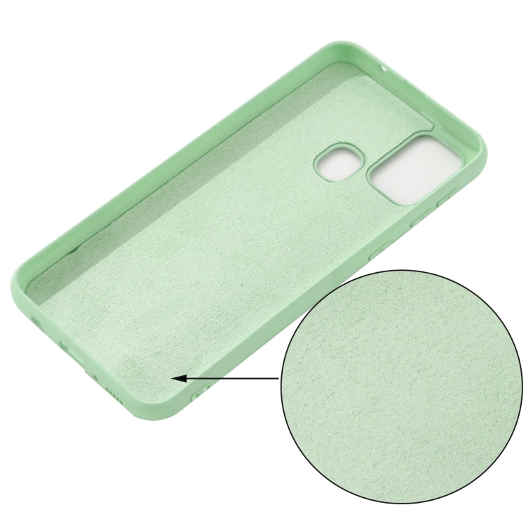 For Motorola Moto G 5G Solid Color Liquid Silicone Dropproof Full Coverage Protective Case(Green) - Motorola Cases by buy2fix | Online Shopping UK | buy2fix