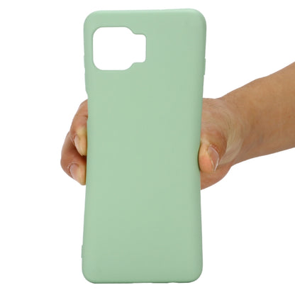 For Motorola Moto G 5G Plus Solid Color Liquid Silicone Dropproof Full Coverage Protective Case(Green) - Motorola Cases by buy2fix | Online Shopping UK | buy2fix