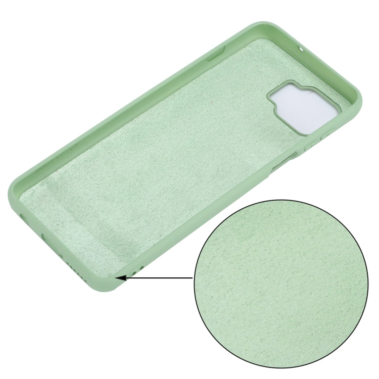 For Motorola Moto G 5G Plus Solid Color Liquid Silicone Dropproof Full Coverage Protective Case(Green) - Motorola Cases by buy2fix | Online Shopping UK | buy2fix