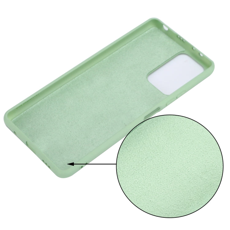 For Xiaomi Redmi Note 10 Pro Max Solid Color Liquid Silicone Dropproof Full Coverage Protective Case(Green) - Xiaomi Cases by buy2fix | Online Shopping UK | buy2fix