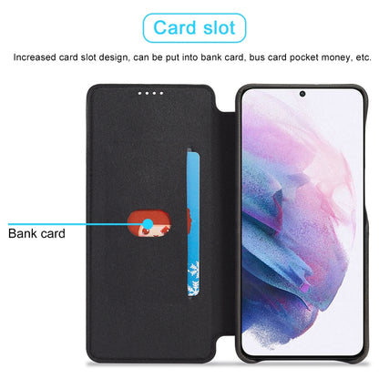 For Samsung Galaxy S21 FE LC.IMEEKE Hon Ancient Series Horizontal Flip Leather Case with Holder & Card Slot(Black) - Galaxy Phone Cases by LC.IMEEKE | Online Shopping UK | buy2fix
