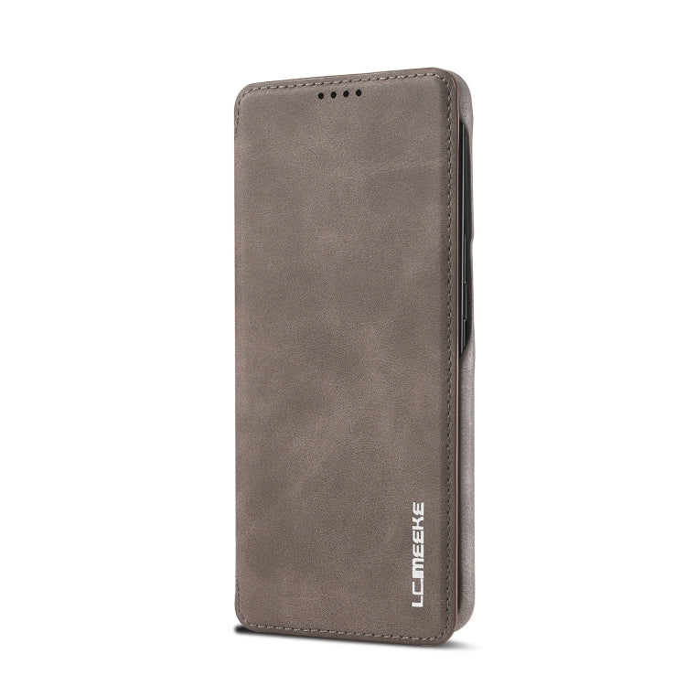 For Samsung Galaxy S21 FE LC.IMEEKE Hon Ancient Series Horizontal Flip Leather Case with Holder & Card Slot(Coffee) - Galaxy Phone Cases by LC.IMEEKE | Online Shopping UK | buy2fix
