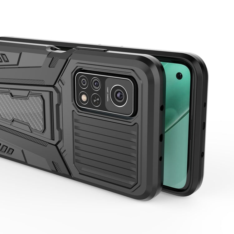 For Xiaomi Mi 10T 5G / 10T Pro 5G War Chariot Series Armor All-inclusive Shockproof PC + TPU Protective Case with Invisible Holder(Red) - Xiaomi Cases by buy2fix | Online Shopping UK | buy2fix
