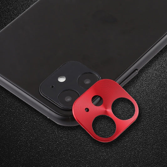 For iPhone 11 Rear Camera Lens Protective Lens Film Cardboard Style(Red) - Other by buy2fix | Online Shopping UK | buy2fix