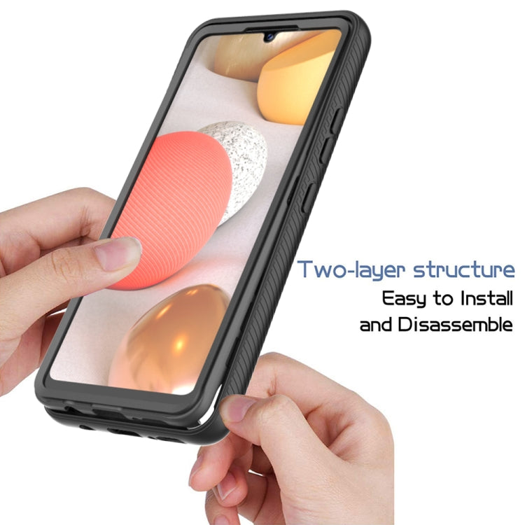 For Samsung Galaxy A42 5G Starry Sky Full Body Hybrid Shockproof Phone Case(Royal Blue) by buy2fix