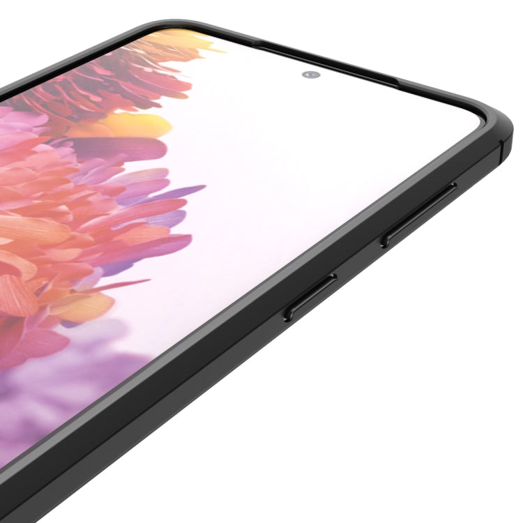 For Samsung Galaxy S21 FE Litchi Texture TPU Shockproof Case(Navy Blue) by buy2fix