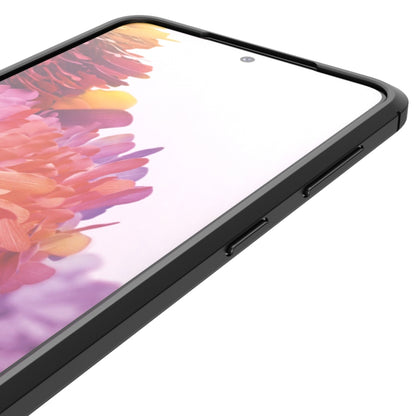 For Samsung Galaxy S21 FE Litchi Texture TPU Shockproof Case(Navy Blue) by buy2fix