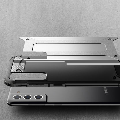 For Samsung Galaxy S21 FE Magic Armor TPU + PC Combination Case(Silver) by buy2fix