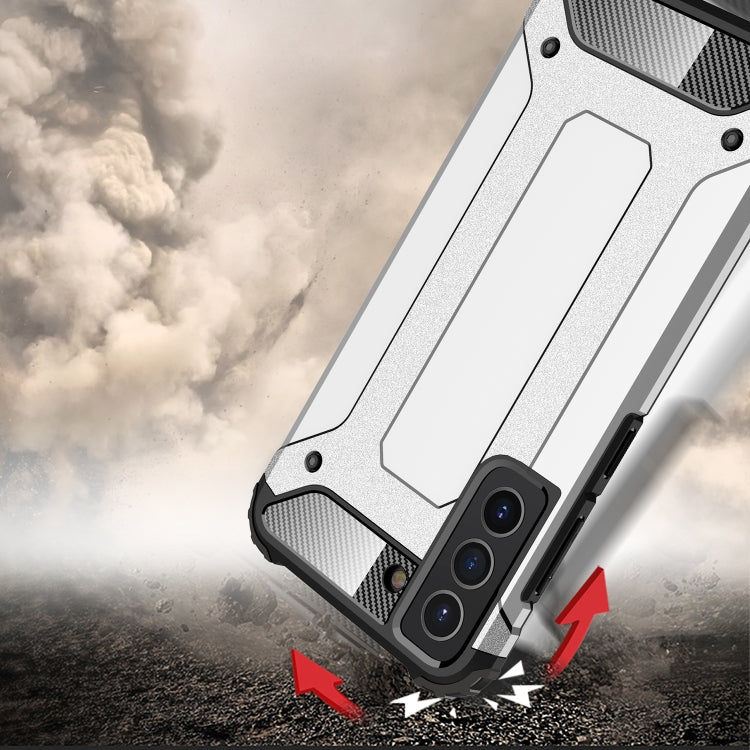 For Samsung Galaxy S21 FE Magic Armor TPU + PC Combination Case(Rose Gold) by buy2fix