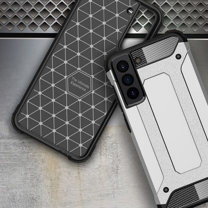 For Samsung Galaxy S21 FE Magic Armor TPU + PC Combination Case(Silver) by buy2fix