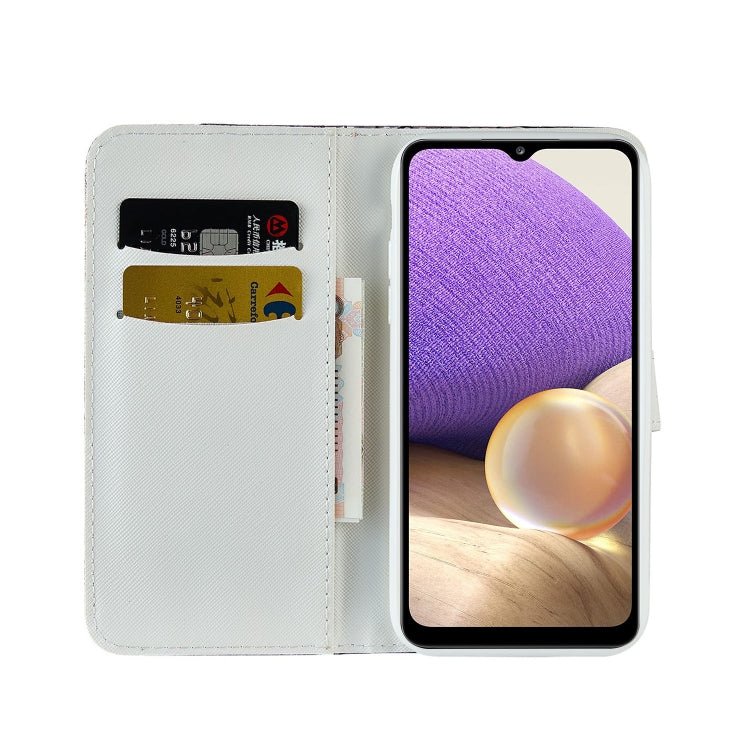 For Samsung Galaxy A32 5G Laser Glitter Powder Matching Crocodile Texture Horizontal Flip Leather Case with Card Slots & Holder & Wallet(Blue) by buy2fix