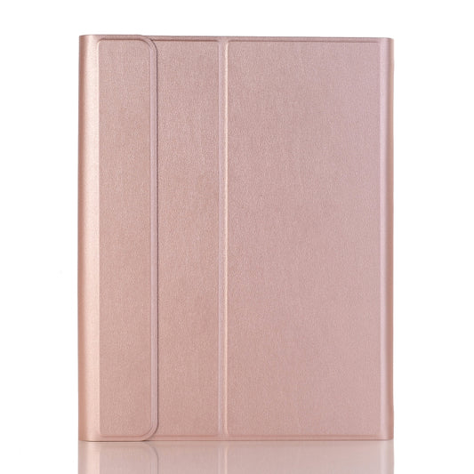 YA870B Detachable Lambskin Texture Round Keycap Bluetooth Keyboard Leather Tablet Case with Pen Slot & Stand For Samsung Galaxy Tab S7 T870 / T875 11 inch 2020(Rose Gold) - For Samsung by buy2fix | Online Shopping UK | buy2fix