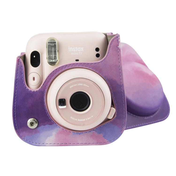 Painted Series Camera Bag with Shoulder Strap for Fujifilm Instax mini 11(Fantasy Cloud) by buy2fix