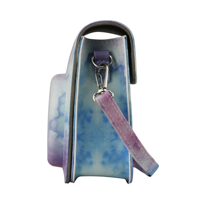 Painted Series Camera Bag with Shoulder Strap for Fujifilm Instax mini 11(Blue Pastel) by buy2fix