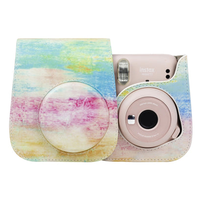 Painted Series Camera Bag with Shoulder Strap for Fujifilm Instax mini 11(Oil Paint) by buy2fix