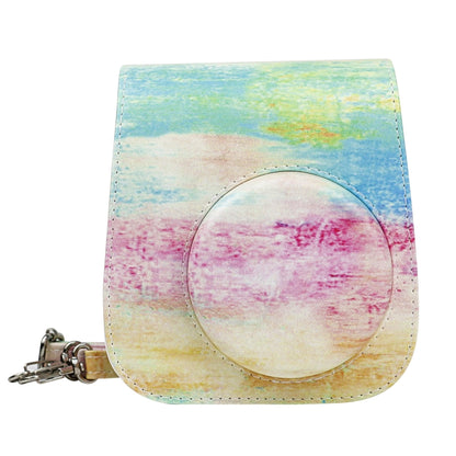 Painted Series Camera Bag with Shoulder Strap for Fujifilm Instax mini 11(Oil Paint) by buy2fix