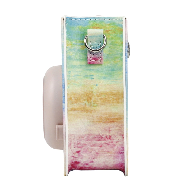 Painted Series Camera Bag with Shoulder Strap for Fujifilm Instax mini 11(Oil Paint) by buy2fix
