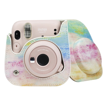 Painted Series Camera Bag with Shoulder Strap for Fujifilm Instax mini 11(Oil Paint) by buy2fix