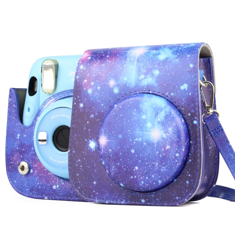Painted Series Camera Bag with Shoulder Strap for Fujifilm Instax mini 11(Shining Starry Sky) by buy2fix