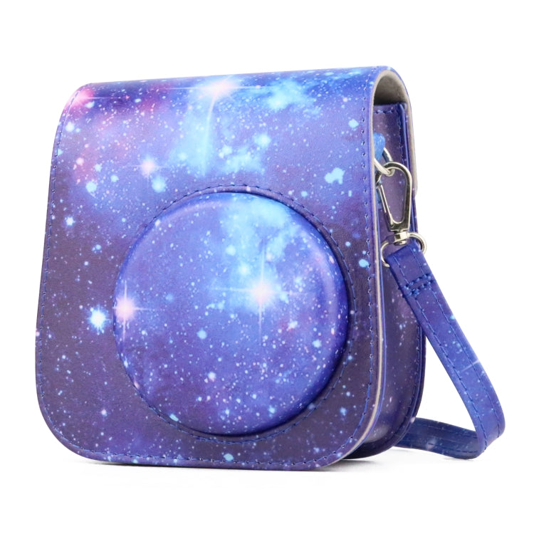 Painted Series Camera Bag with Shoulder Strap for Fujifilm Instax mini 11(Shining Starry Sky) by buy2fix