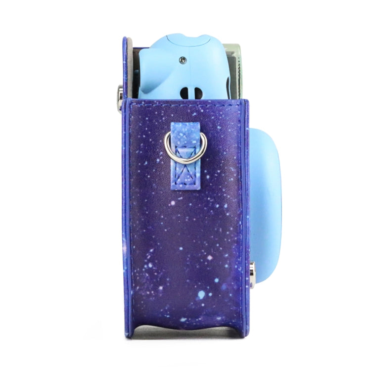 Painted Series Camera Bag with Shoulder Strap for Fujifilm Instax mini 11(Shining Starry Sky) by buy2fix