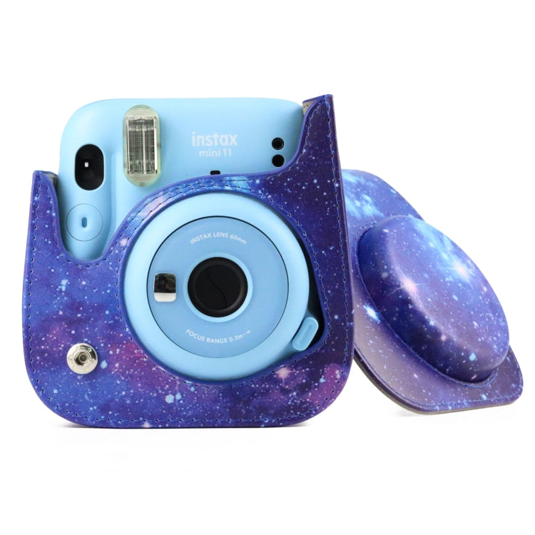 Painted Series Camera Bag with Shoulder Strap for Fujifilm Instax mini 11(Shining Starry Sky) by buy2fix