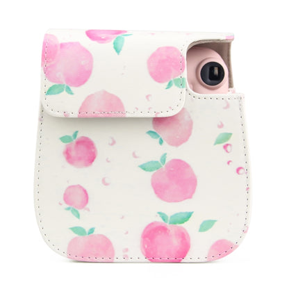 Painted Series Camera Bag with Shoulder Strap for Fujifilm Instax mini 11(Peach) by buy2fix