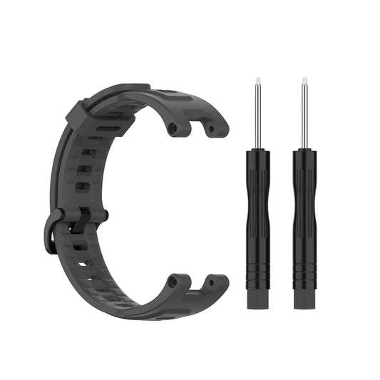 For Amazfit T-Rex Pro / Amazfit T-Rex Silicone Watch Band with Dismantling Tools, One Size(Dark Grey) - Watch Bands by buy2fix | Online Shopping UK | buy2fix