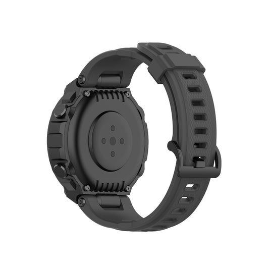 For Amazfit T-Rex Pro / Amazfit T-Rex Silicone Watch Band with Dismantling Tools, One Size(Dark Grey) - Watch Bands by buy2fix | Online Shopping UK | buy2fix