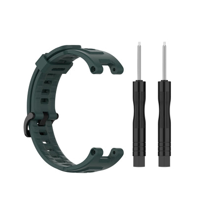 For Amazfit T-Rex Pro / Amazfit T-Rex Silicone Watch Band with Dismantling Tools, One Size(Olive Green) - Watch Bands by buy2fix | Online Shopping UK | buy2fix