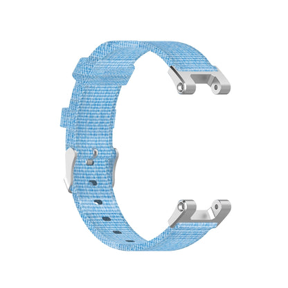 For Amazfit T-Rex Pro / Amazfit T-Rex Nylon Canvas Watch Band with Dismantling Tools, One Size(Baby Blue) - Watch Bands by buy2fix | Online Shopping UK | buy2fix
