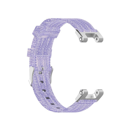 For Amazfit T-Rex Pro / Amazfit T-Rex Nylon Canvas Watch Band with Dismantling Tools, One Size(Purple) - Watch Bands by buy2fix | Online Shopping UK | buy2fix
