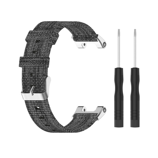 For Amazfit T-Rex Pro / Amazfit T-Rex Nylon Canvas Watch Band with Dismantling Tools, One Size(Grey) - Watch Bands by buy2fix | Online Shopping UK | buy2fix
