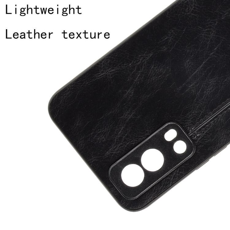 For vivo Y72 5G / iQOO Z3 5G Shockproof Sewing Cow Pattern Skin PC + PU + TPU Case(Black) - vivo Cases by buy2fix | Online Shopping UK | buy2fix
