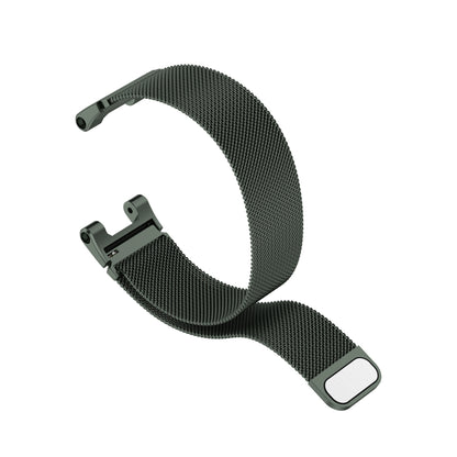 For Amazfit T-Rex Pro / Amazfit T-Rex Milanese Magnetic Metal Watch Band(Olive Green) - Watch Bands by buy2fix | Online Shopping UK | buy2fix