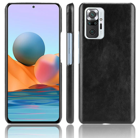 For Xiaomi Redmi Note 10 Pro (India version) / Note 10 Pro Max Shockproof Litchi Texture PC + PU Case(Black) - Xiaomi Cases by buy2fix | Online Shopping UK | buy2fix