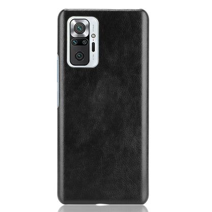 For Xiaomi Redmi Note 10 Pro (India version) / Note 10 Pro Max Shockproof Litchi Texture PC + PU Case(Black) - Xiaomi Cases by buy2fix | Online Shopping UK | buy2fix