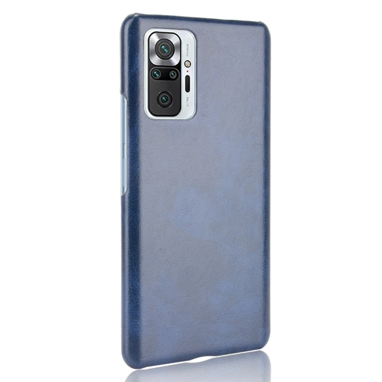 For Xiaomi Redmi Note 10 Pro (India version) / Note 10 Pro Max Shockproof Litchi Texture PC + PU Case(Blue) - Xiaomi Cases by buy2fix | Online Shopping UK | buy2fix