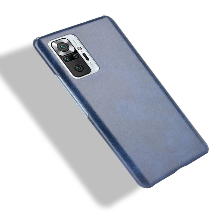 For Xiaomi Redmi Note 10 Pro (India version) / Note 10 Pro Max Shockproof Litchi Texture PC + PU Case(Blue) - Xiaomi Cases by buy2fix | Online Shopping UK | buy2fix