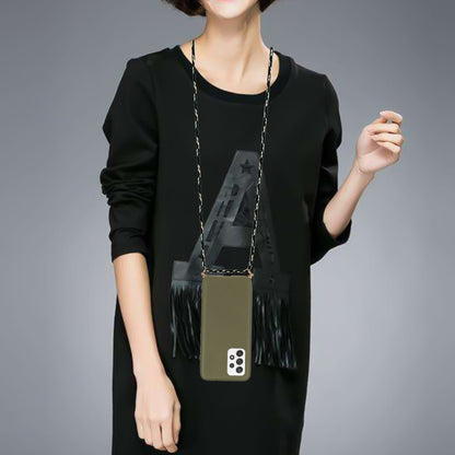 For Samsung Galaxy A52 5G / 4G Wheat Straw Material + TPU Protective Case with Lanyard(Army Green) by buy2fix